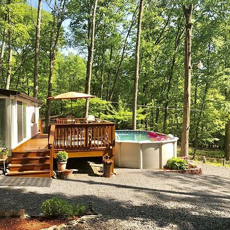 Pocono Cabin With Private Pool At Shawnee Mtn Ийст Страудсбърг Екстериор снимка